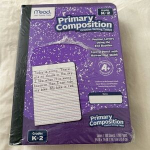 Mead Primary Composition Notebook k-2 QTY 6